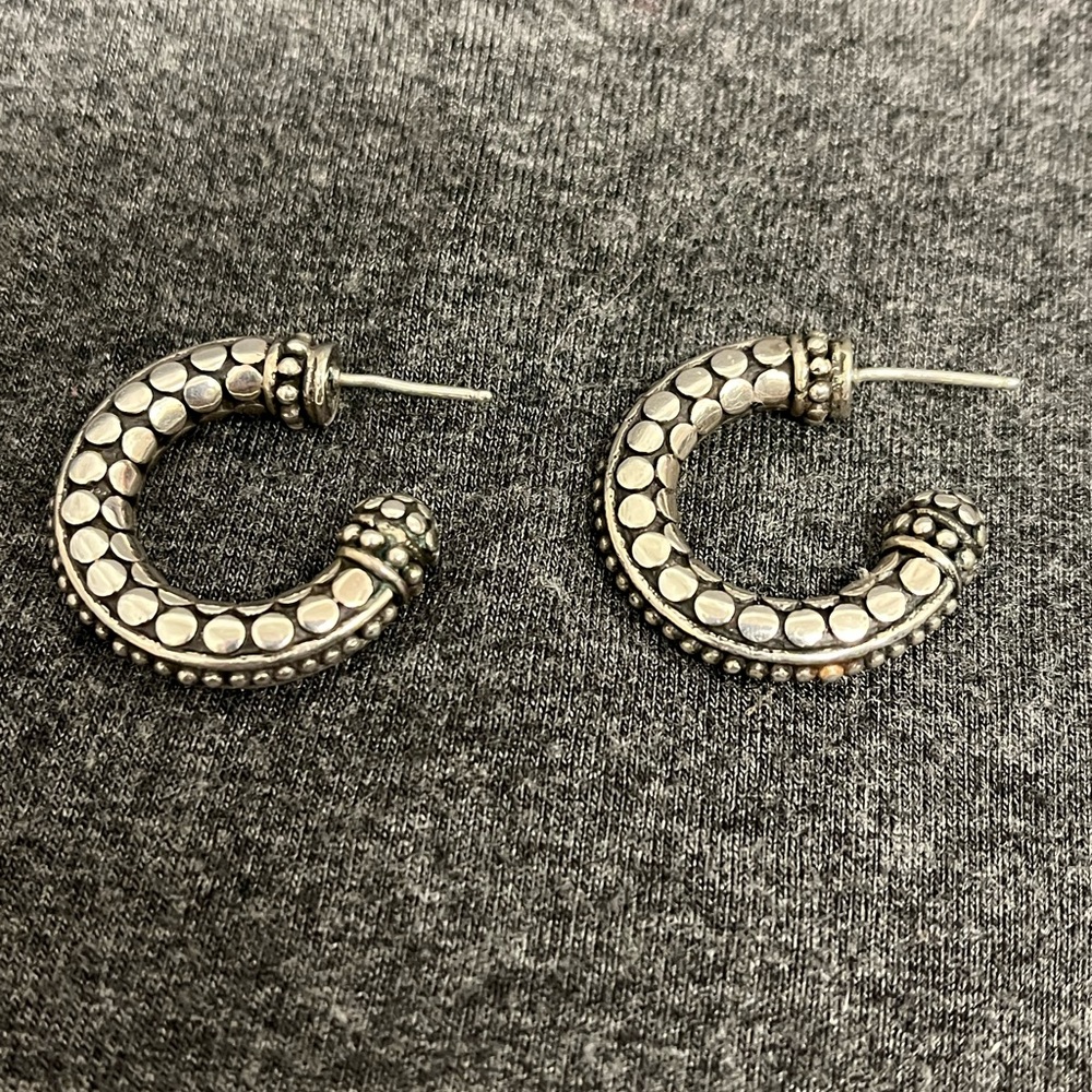 Vintage John Hardy Dot Small
Hoop Earrings - Picture 2 of 5